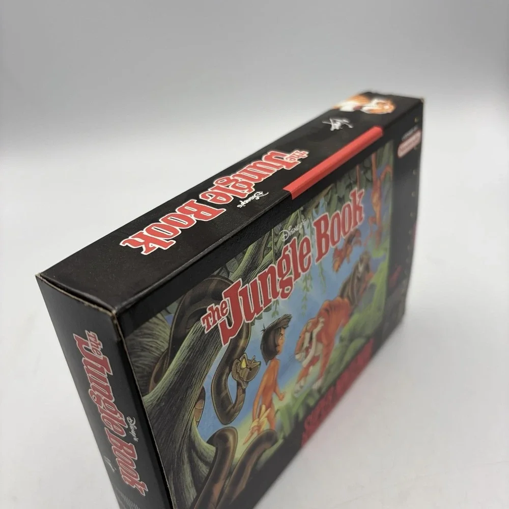 Disney's The Jungle Book SNES 1994 Box Only And Inserts & Poster Super Nintendo